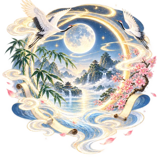 AI 意象之门插画