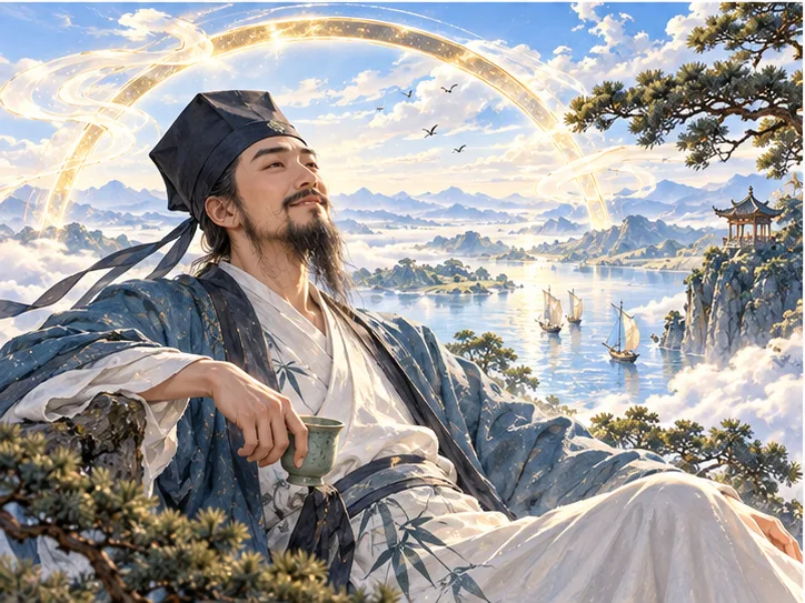 苏轼艺术化诗人形象（非史料画像）